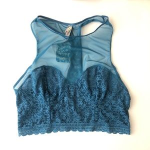 NWT Free People Stay With Me Longline Bralette